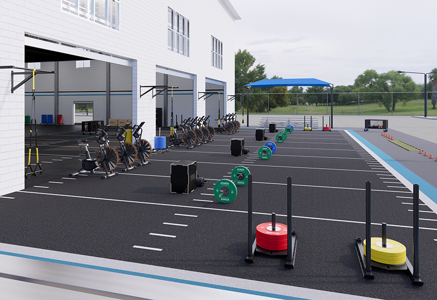 Outdoor gyms
