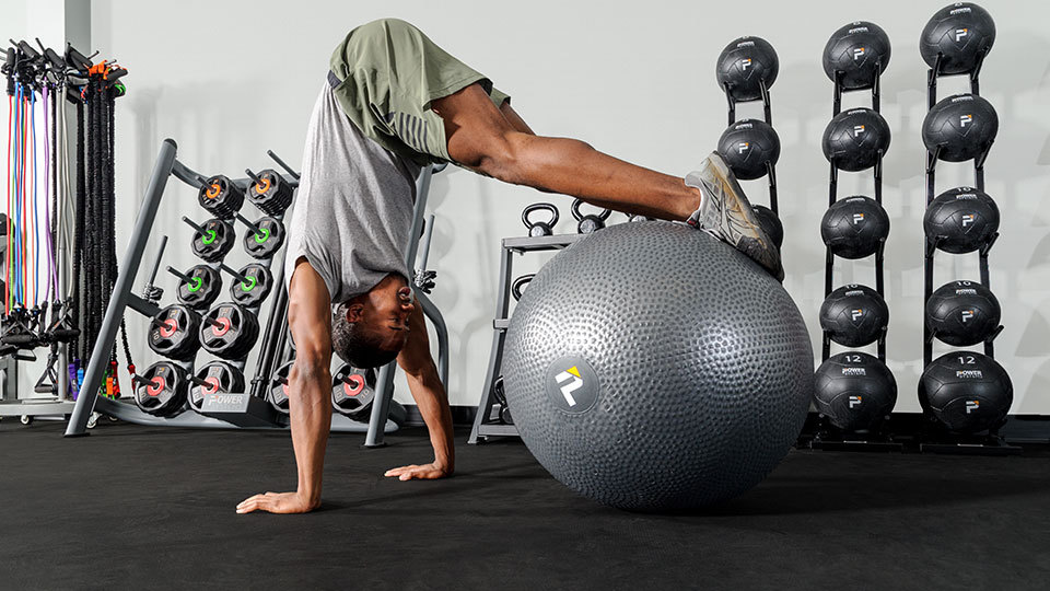 stability ball weight training