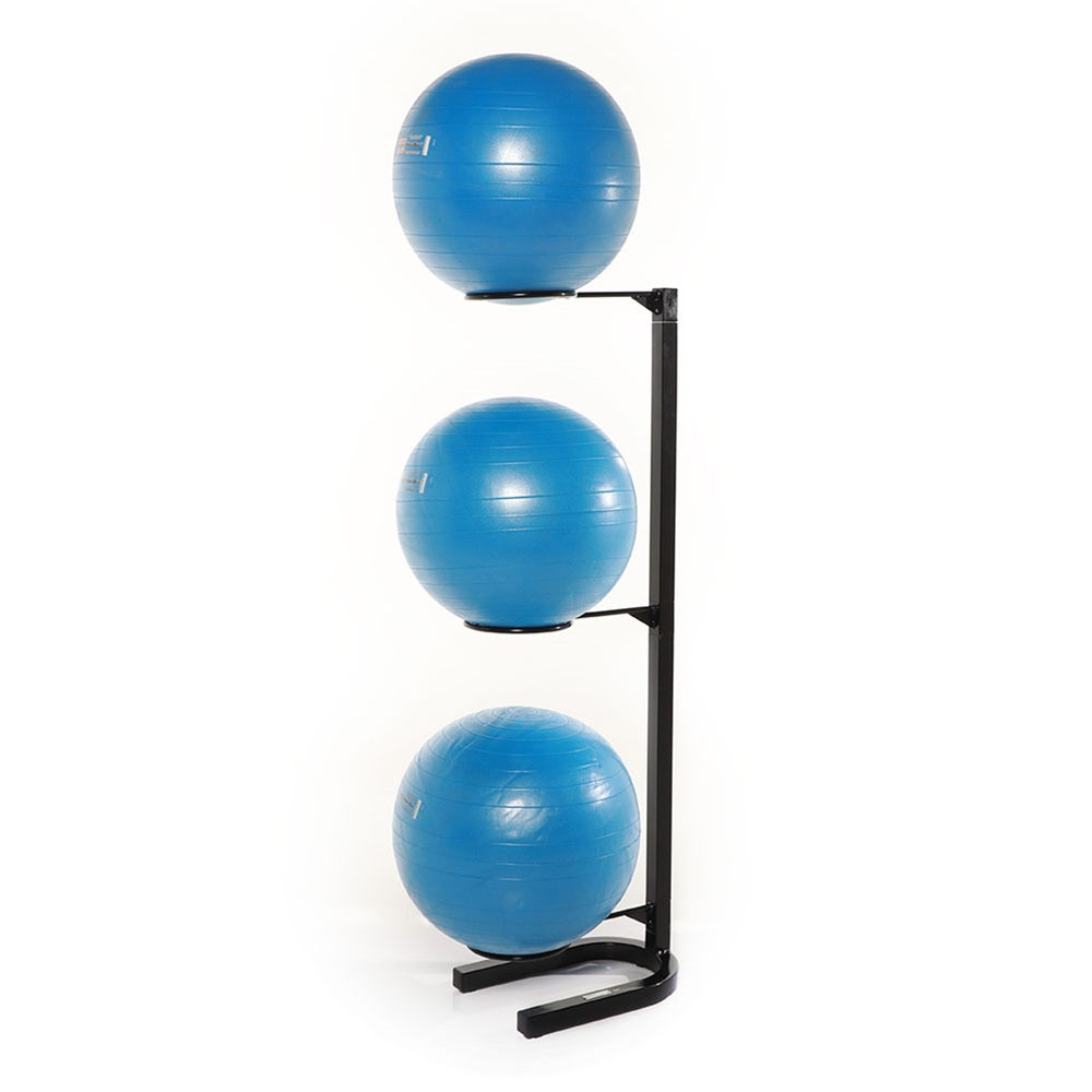 exercise ball wall storage